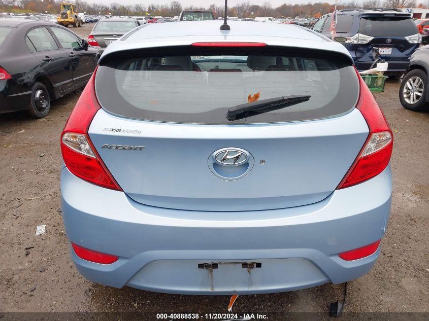 2012 Hyundai Accent Se VIN: KMHCU5AE1CU018086 Lot: 40888538