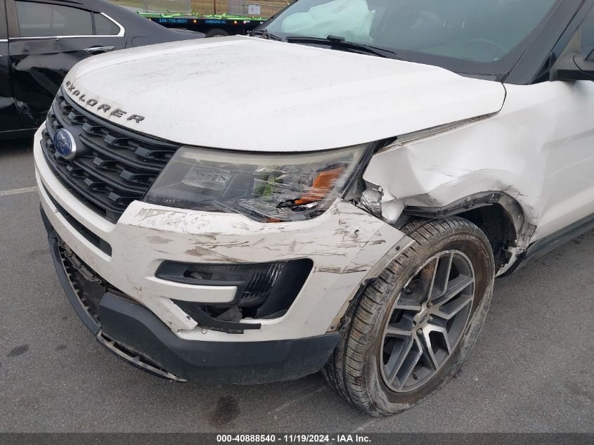 2017 Ford Explorer Sport VIN: 1FM5K8GTXHGC29640 Lot: 40888540