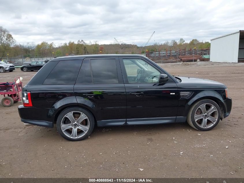 2012 Land Rover Range Rover Sport Supercharged VIN: SALSH2E42CA744733 Lot: 40888543