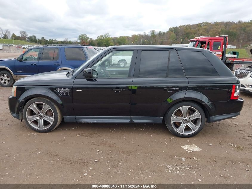 2012 Land Rover Range Rover Sport Supercharged VIN: SALSH2E42CA744733 Lot: 40888543