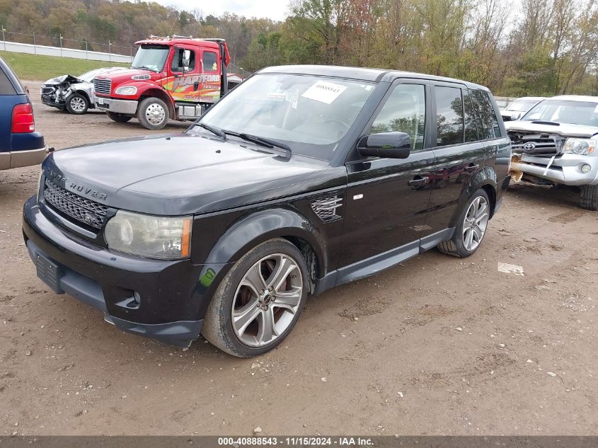 2012 Land Rover Range Rover Sport Supercharged VIN: SALSH2E42CA744733 Lot: 40888543