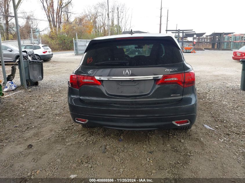 2016 Acura Mdx Technology Acurawatch Plus Packages/Technology Package VIN: 5FRYD4H49GB031313 Lot: 40888586