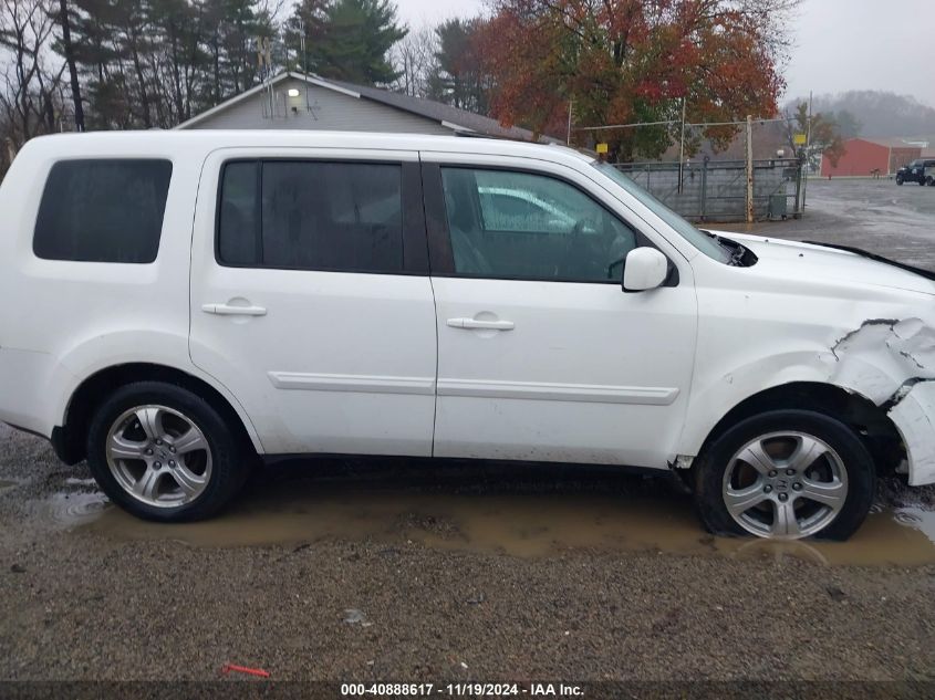 2013 Honda Pilot Ex-L VIN: 5FNYF4H55DB044074 Lot: 40888617