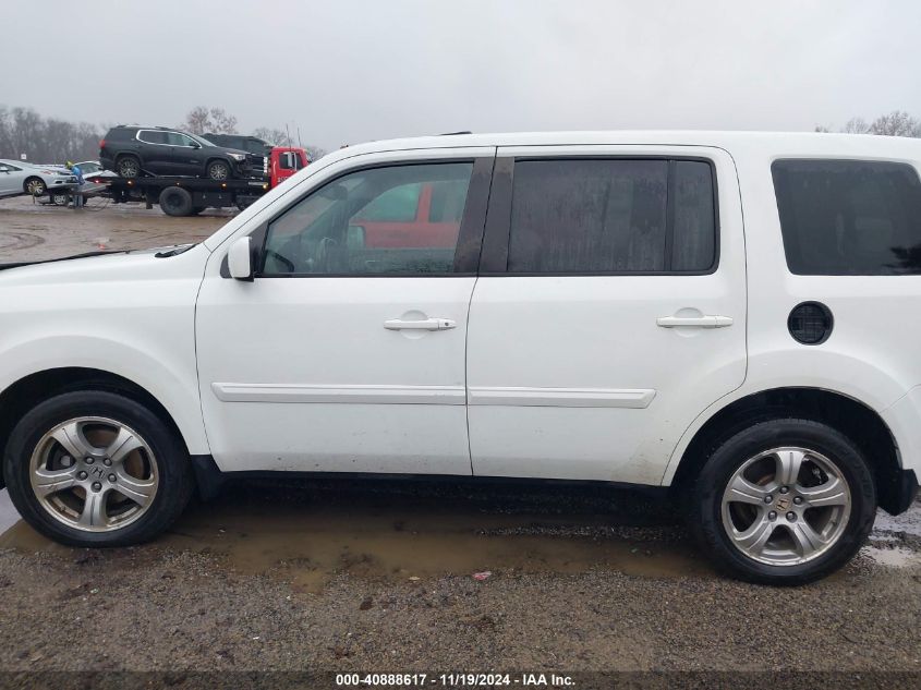 2013 Honda Pilot Ex-L VIN: 5FNYF4H55DB044074 Lot: 40888617