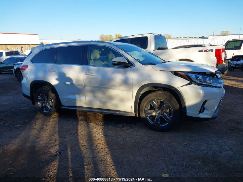 2019 TOYOTA HIGHLANDER LIMITED PLATINUM - 5TDDZRFH6KS709945