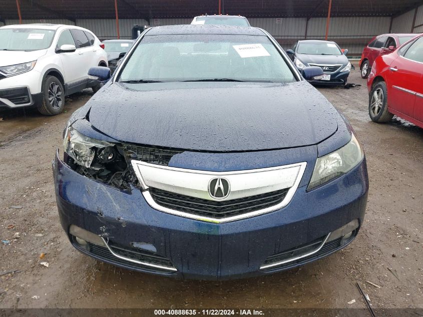 2013 Acura Tl 3.5 VIN: 19UUA8F27DA000830 Lot: 40888635