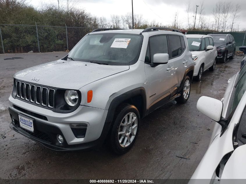 VIN ZACNJBBB5KPK65388 2019 Jeep Renegade, Latitude 4X4 no.2