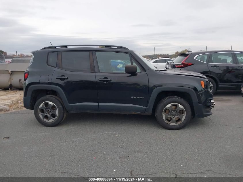 2017 Jeep Renegade Sport 4X4 VIN: ZACCJBAB1HPF29341 Lot: 40888694