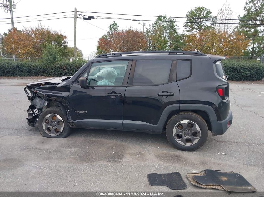 2017 Jeep Renegade Sport 4X4 VIN: ZACCJBAB1HPF29341 Lot: 40888694