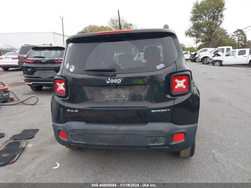 2017 Jeep Renegade Sport 4X4 VIN: ZACCJBAB1HPF29341 Lot: 40888694