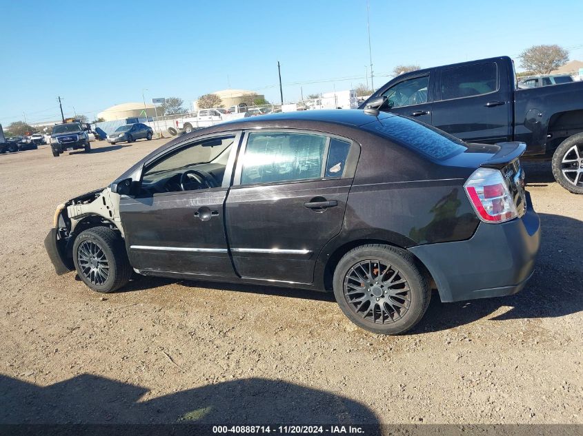 2012 NISSAN SENTRA VIN: 3N1AB6AP3CL621837