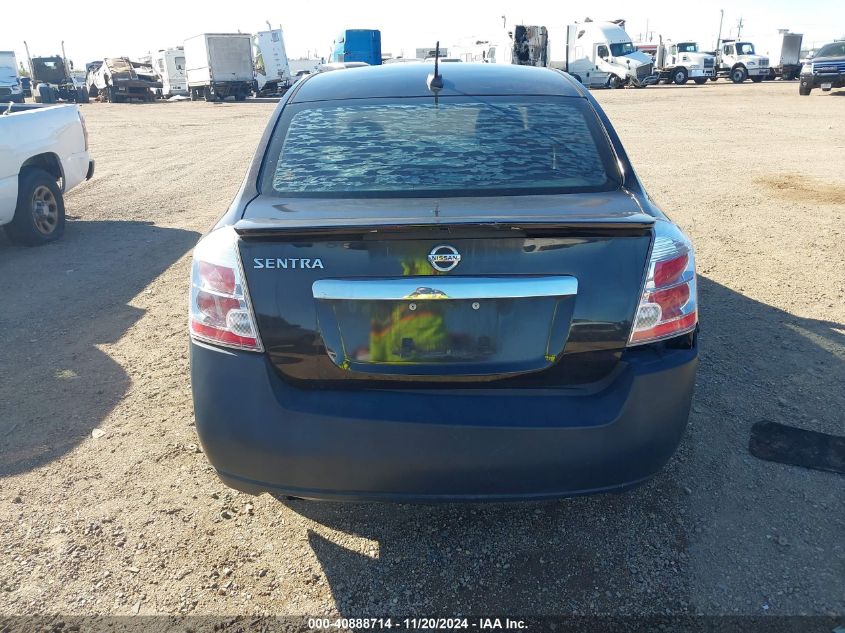 2012 NISSAN SENTRA VIN: 3N1AB6AP3CL621837
