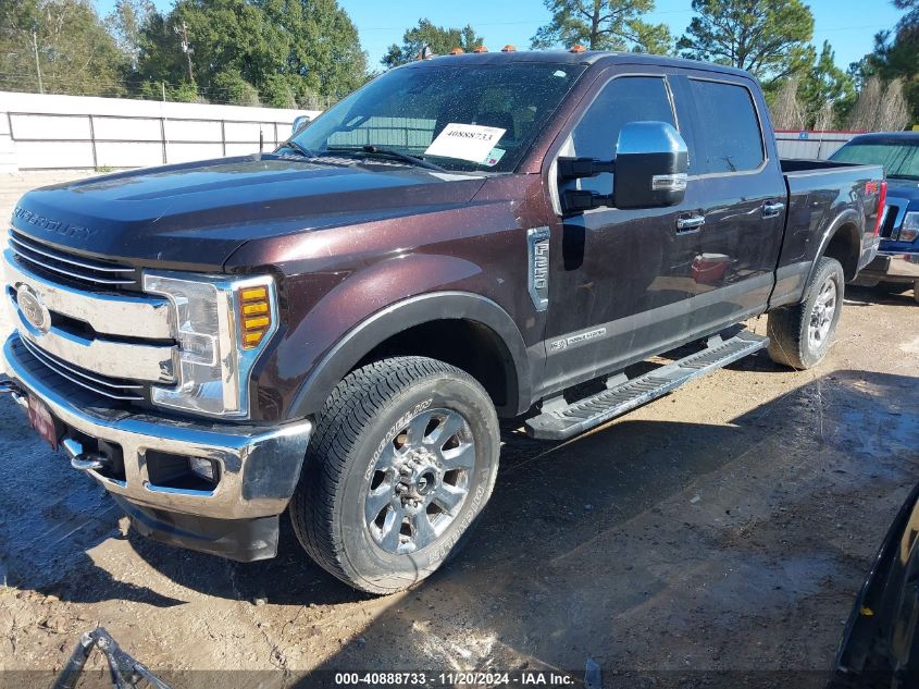 2019 Ford F-250 Lariat VIN: 1FT7W2BT8KEC19908 Lot: 40888733