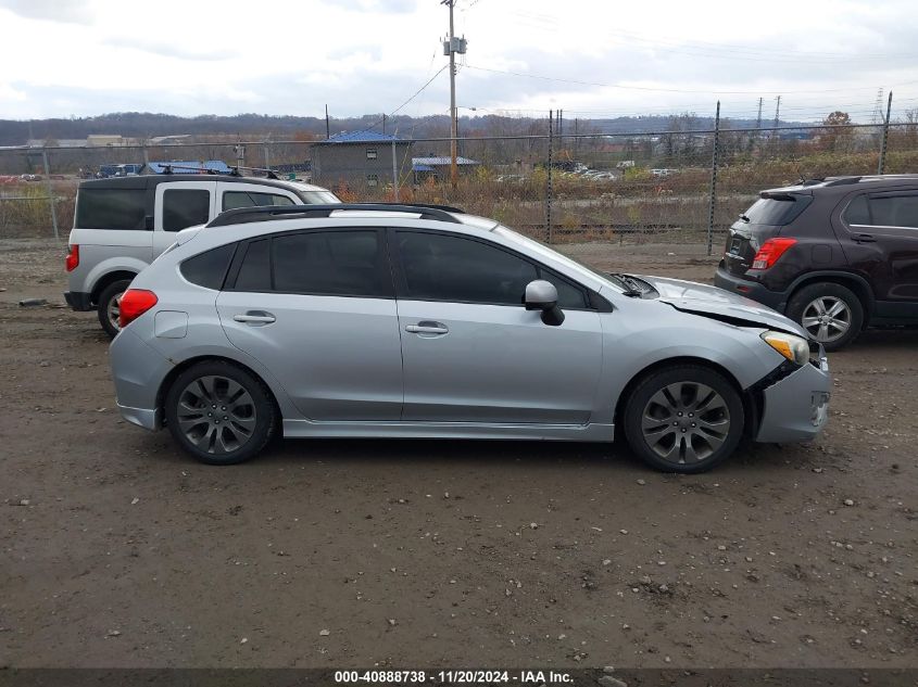 2013 SUBARU IMPREZA 2.0I SPORT LIMITED - JF1GPAR62D2834861