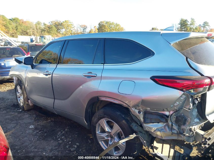 2021 Toyota Highlander Le VIN: 5TDZZRAH5MS035545 Lot: 40888846