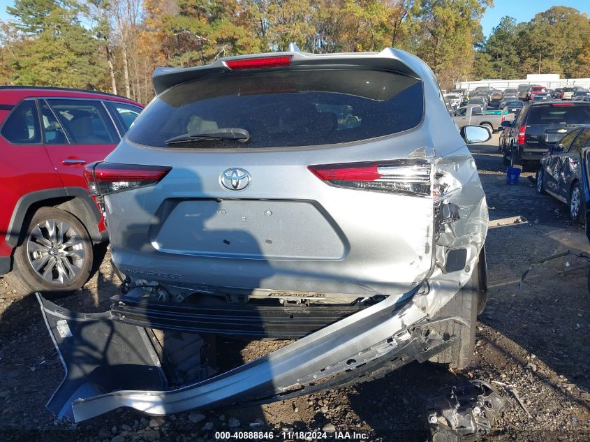 2021 Toyota Highlander Le VIN: 5TDZZRAH5MS035545 Lot: 40888846