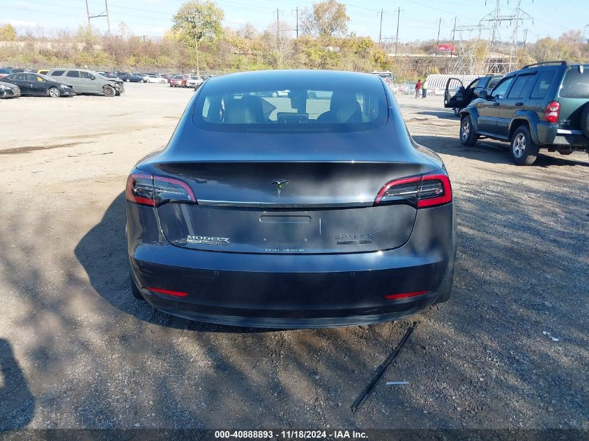 2018 Tesla Model 3 Long Range/Performance VIN: 5YJ3E1EB9JF087270 Lot: 40888893