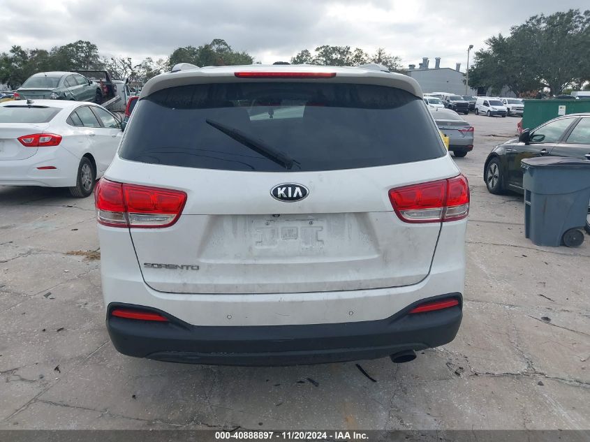 2016 Kia Sorento 2.4L Lx VIN: 5XYPG4A38GG116643 Lot: 40888897