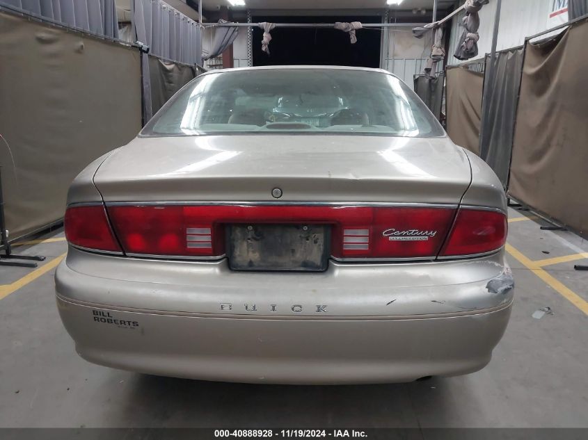 2002 Buick Century Custom VIN: 2G4WS52J921207996 Lot: 40888928