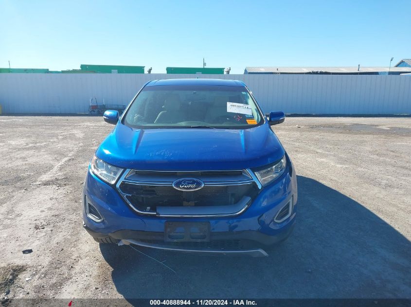 2018 Ford Edge Titanium VIN: 2FMPK3K83JBC06468 Lot: 40888944