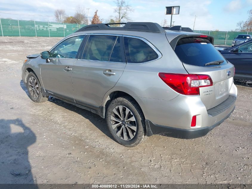 VIN 4S4BSBNCXG3231929 2016 Subaru Outback, 2.5I Lim... no.3