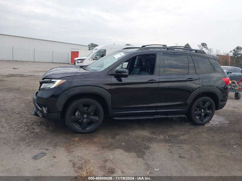 2019 Honda Passport Elite VIN: 5FNYF8H06KB011707 Lot: 40889026