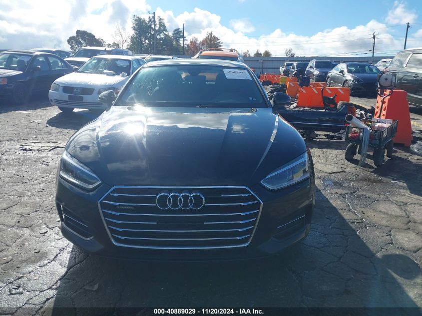 2019 Audi A5 45 Premium VIN: WAUANCF52KA063590 Lot: 40889029