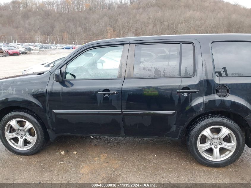 2013 Honda Pilot Ex VIN: 5FNYF4H42DB075158 Lot: 40889038