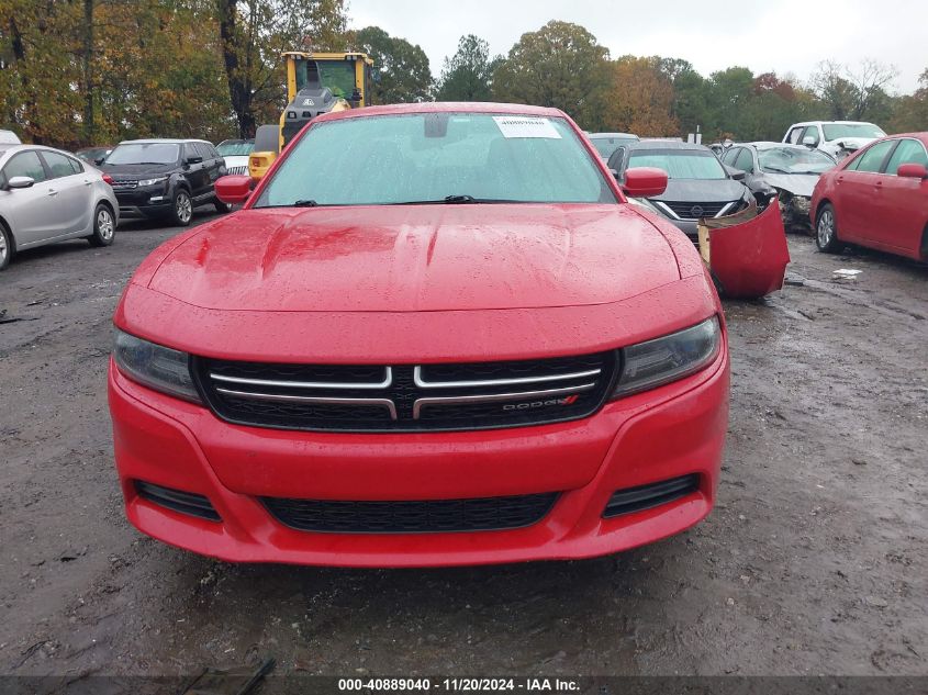 2015 Dodge Charger Se VIN: 2C3CDXBG1FH729802 Lot: 40889040