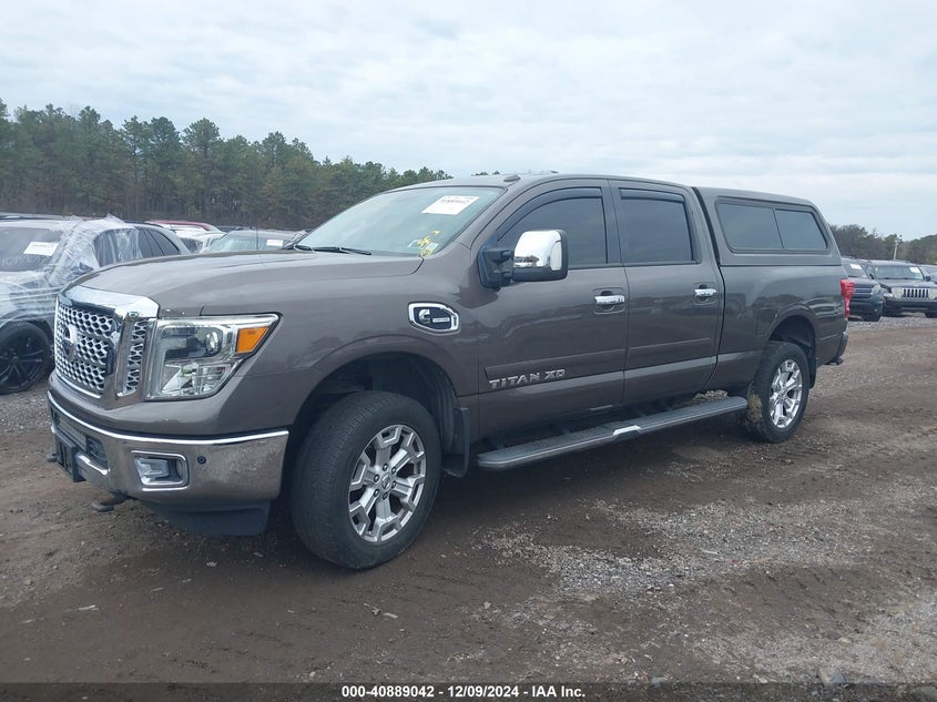 Vin: 1n6ba1f45gn513874, lot: 41378734, nissan titan xd sl diesel 20162