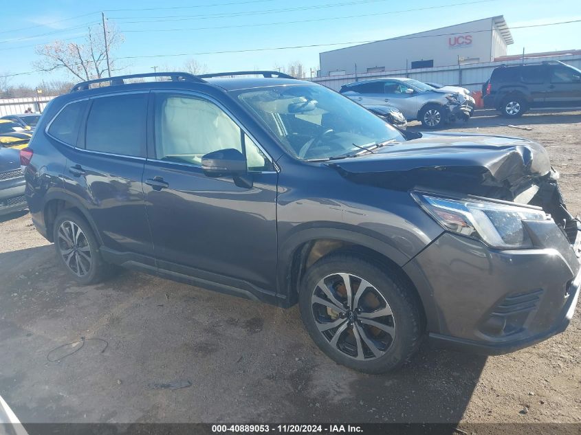 2022 Subaru Forester Limited VIN: JF2SKAPC3NH500835 Lot: 40889053