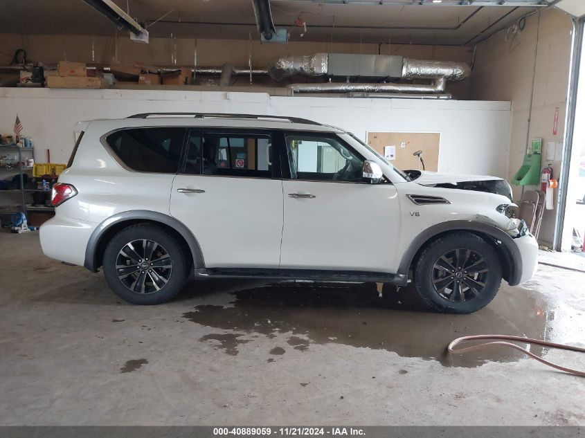 2018 Nissan Armada Platinum/Sl/Sv VIN: JN8AY2NC5J9553675 Lot: 40889059