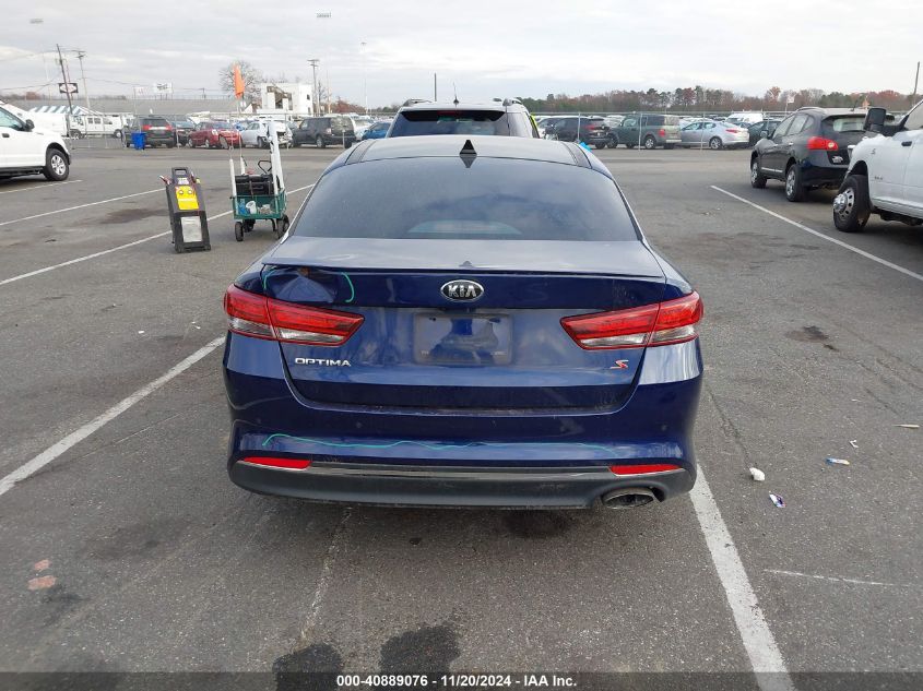 2018 Kia Optima S VIN: 5XXGT4L39JG247293 Lot: 40889076