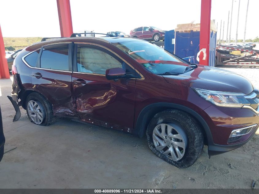 2015 Honda Cr-V Ex-L VIN: 2HKRM4H78FH698437 Lot: 40889096