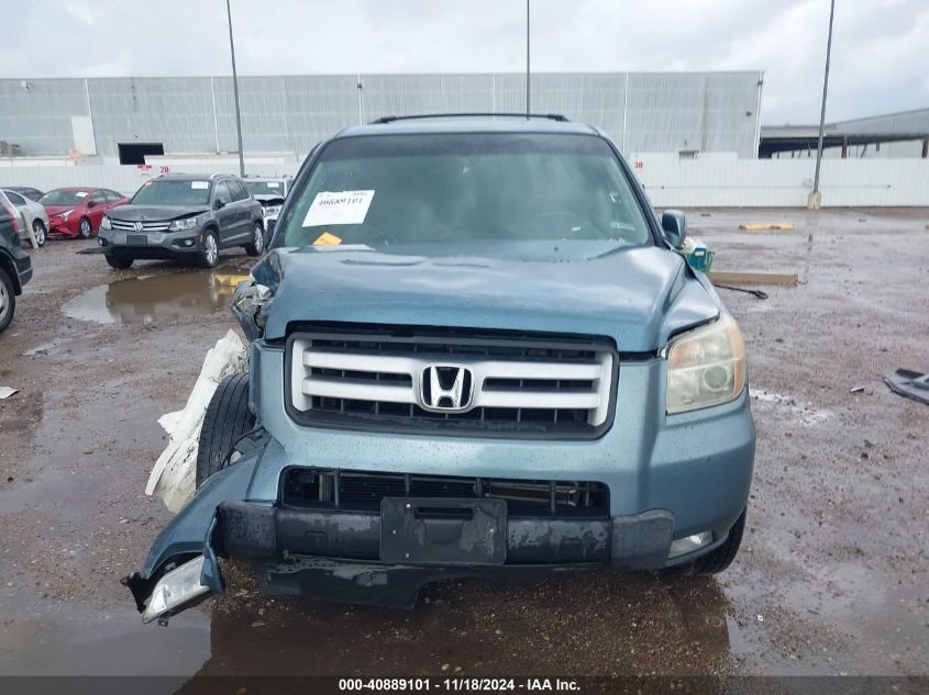 2006 Honda Pilot Ex-L VIN: 5FNYF28796B035158 Lot: 40889101