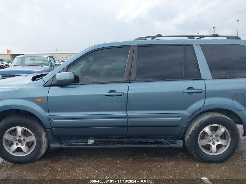 2006 Honda Pilot Ex-L VIN: 5FNYF28796B035158 Lot: 40889101