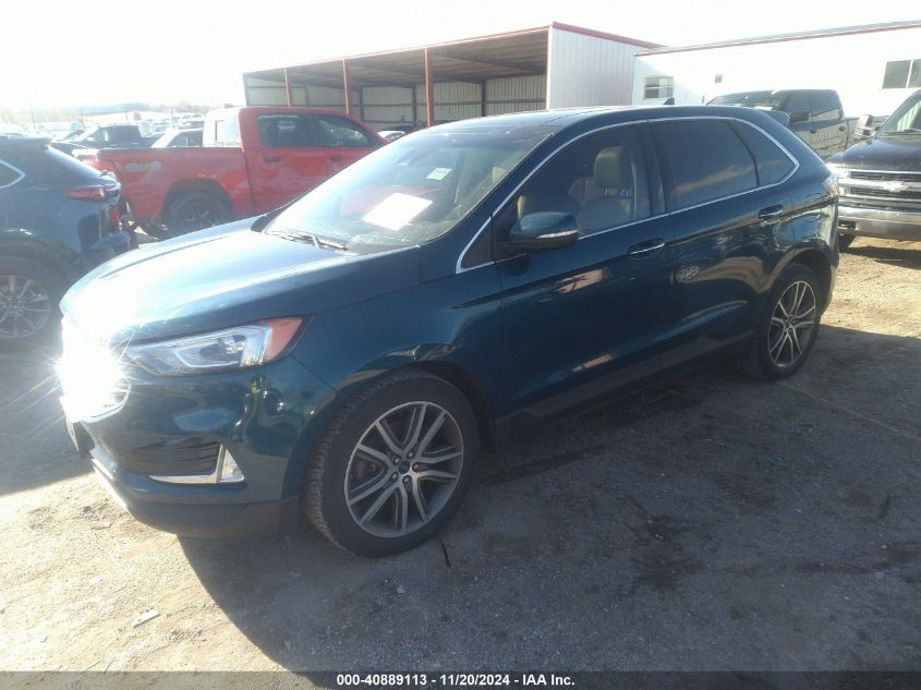 2020 Ford Edge Titanium VIN: 2FMPK4K98LBA11452 Lot: 40889113