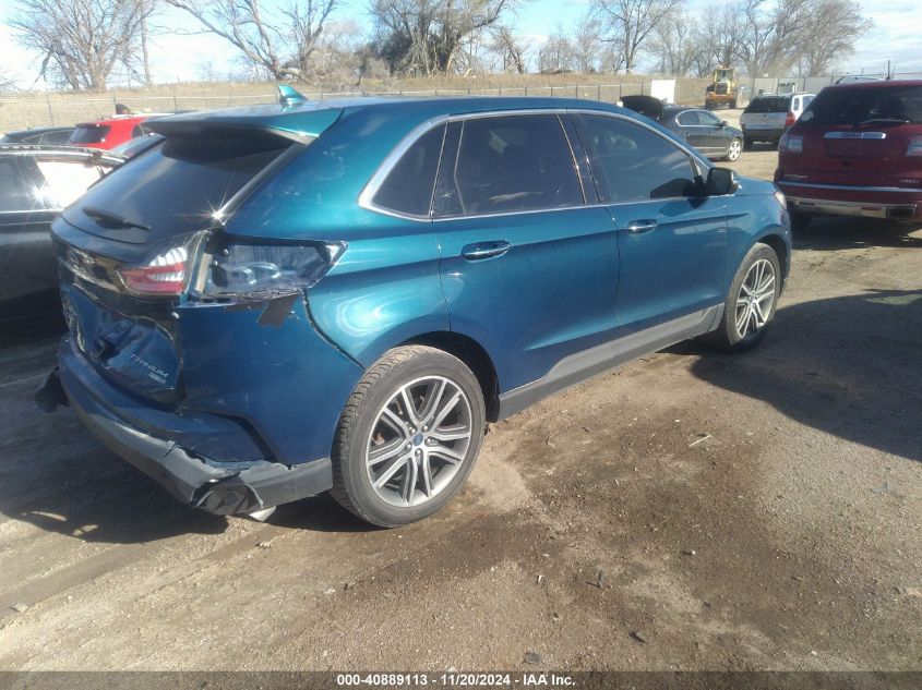 2020 Ford Edge Titanium VIN: 2FMPK4K98LBA11452 Lot: 40889113