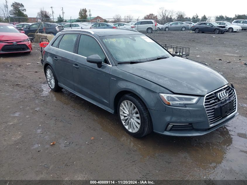 2018 Audi A3 E-Tron 1.4T Premium VIN: WAUSPBFF2JA091096 Lot: 40889114