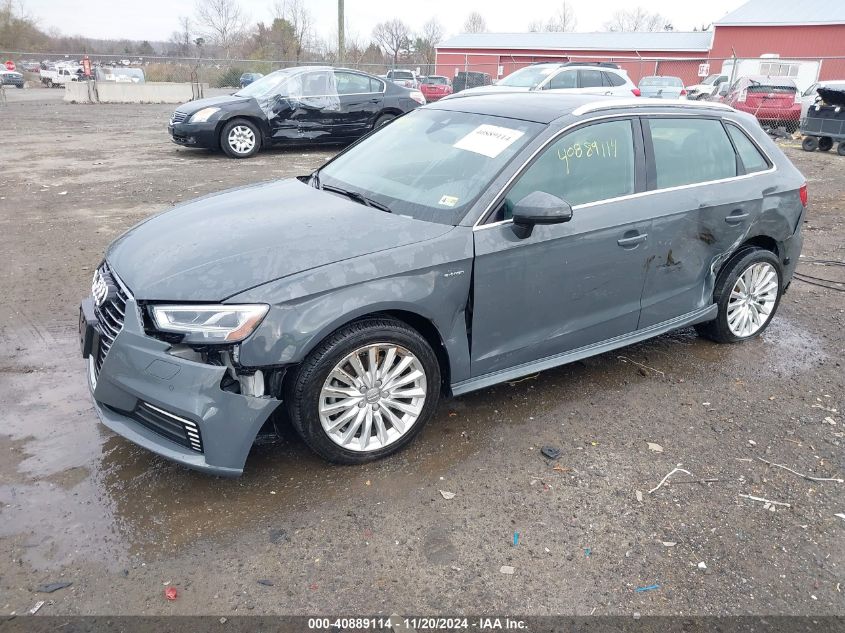 2018 Audi A3 E-Tron 1.4T Premium VIN: WAUSPBFF2JA091096 Lot: 40889114