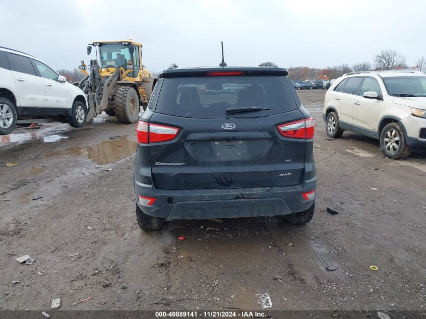 2020 Ford Ecosport Se VIN: MAJ6S3GL8LC316020 Lot: 40889141