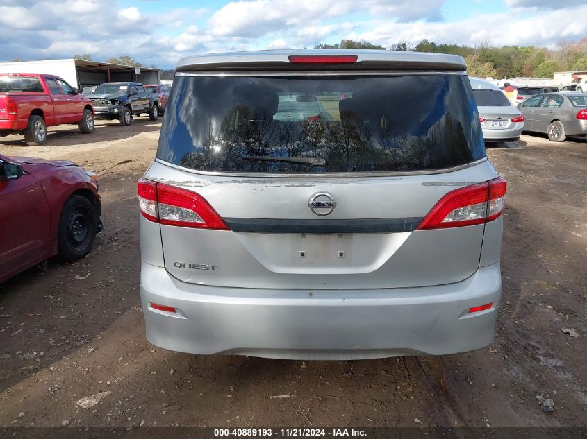 2015 Nissan Quest Platinum/S/Sl/Sv VIN: JN8AE2KP3F9123330 Lot: 40889193