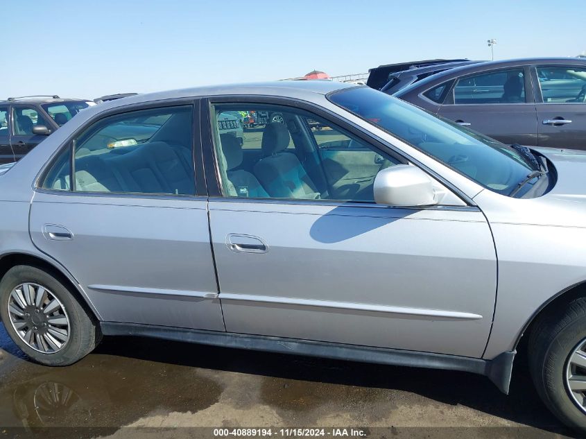 2002 Honda Accord 3.0 Lx VIN: 1HGCG16422A021861 Lot: 40889194