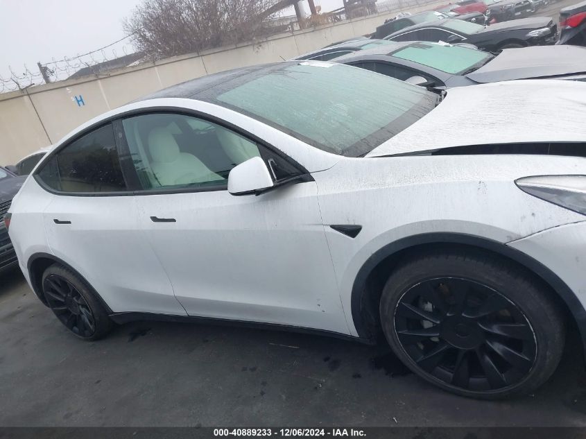 2020 Tesla Model Y Long Range Dual Motor All-Wheel Drive VIN: 5YJYGDEE6LF040583 Lot: 40889233