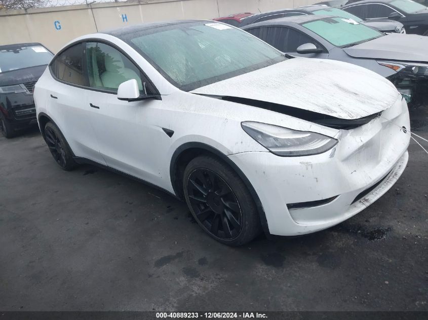 2020 TESLA MODEL Y LONG RANGE DUAL MOTOR ALL-WHEEL DRIVE - 5YJYGDEE6LF040583