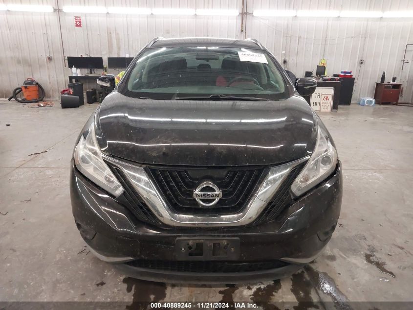 2015 Nissan Murano Sv VIN: 5N1AZ2MH5FN204595 Lot: 40889245