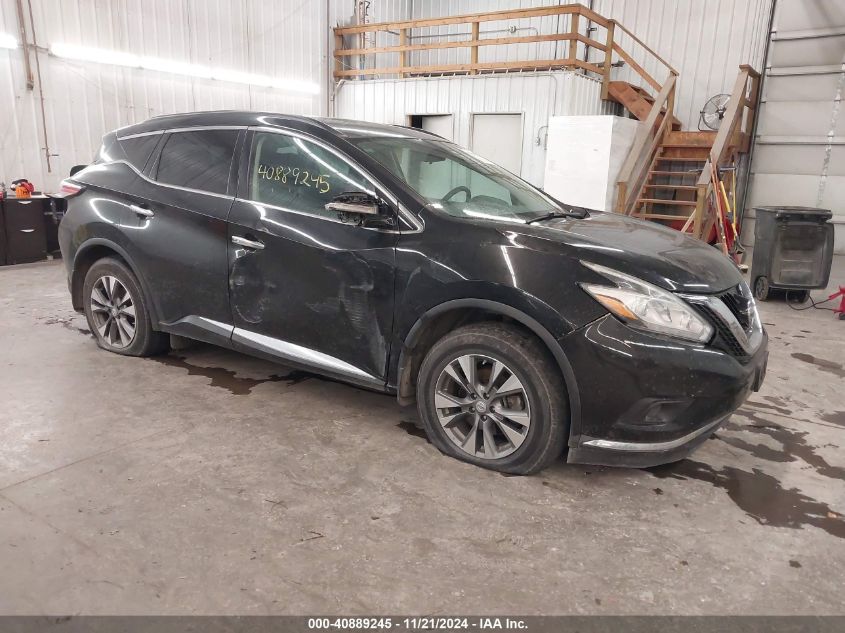 2015 Nissan Murano Sv VIN: 5N1AZ2MH5FN204595 Lot: 40889245