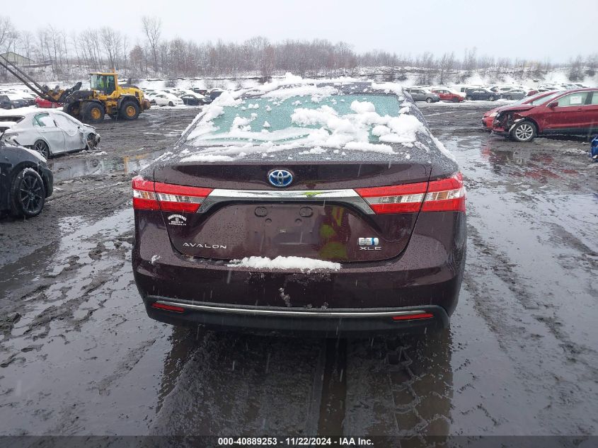 2013 Toyota Avalon Hybrid Xle Touring VIN: 4T1BD1EB4DU004172 Lot: 40889253