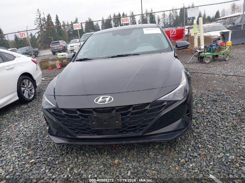 2021 Hyundai Elantra Sel VIN: 5NPLS4AG3MH037840 Lot: 40889272