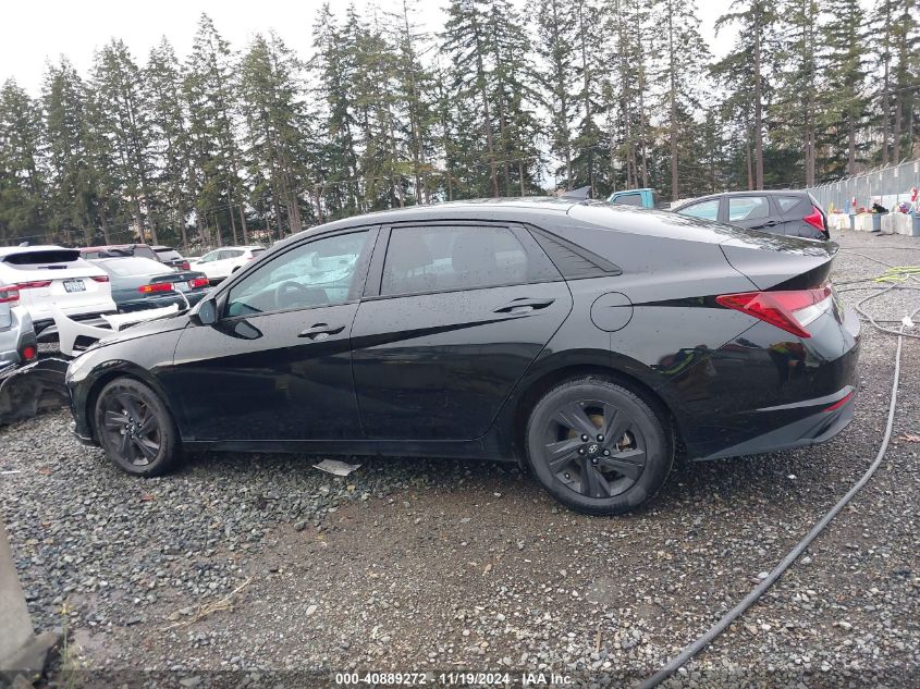 VIN 5NPLS4AG3MH037840 2021 HYUNDAI ELANTRA SEL